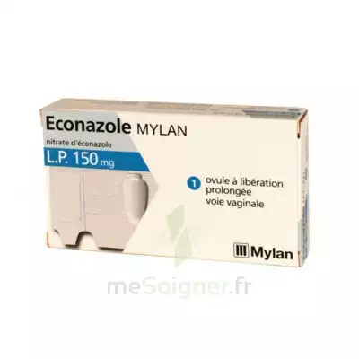 Econazole Mylan L.p. 150 Mg, Ovule à Libération Prolongée à CHAMBÉRY