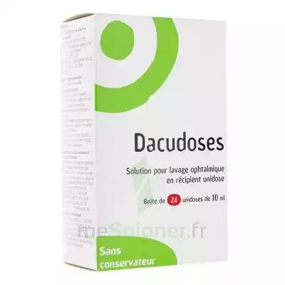 Dacudoses Solution Pour Lavement Ophtalmologique 24unid/10ml à CHAMBÉRY