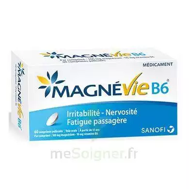 Magnevie B6 100 Mg/10 Mg Comprimés Pelliculés Plaq/60 à CHAMBÉRY